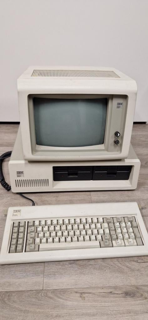IBM 5150 met 5151 monitor en Model F toetsenbord - Werkend, Computers en Software, Vintage Computers, Ophalen, IBM