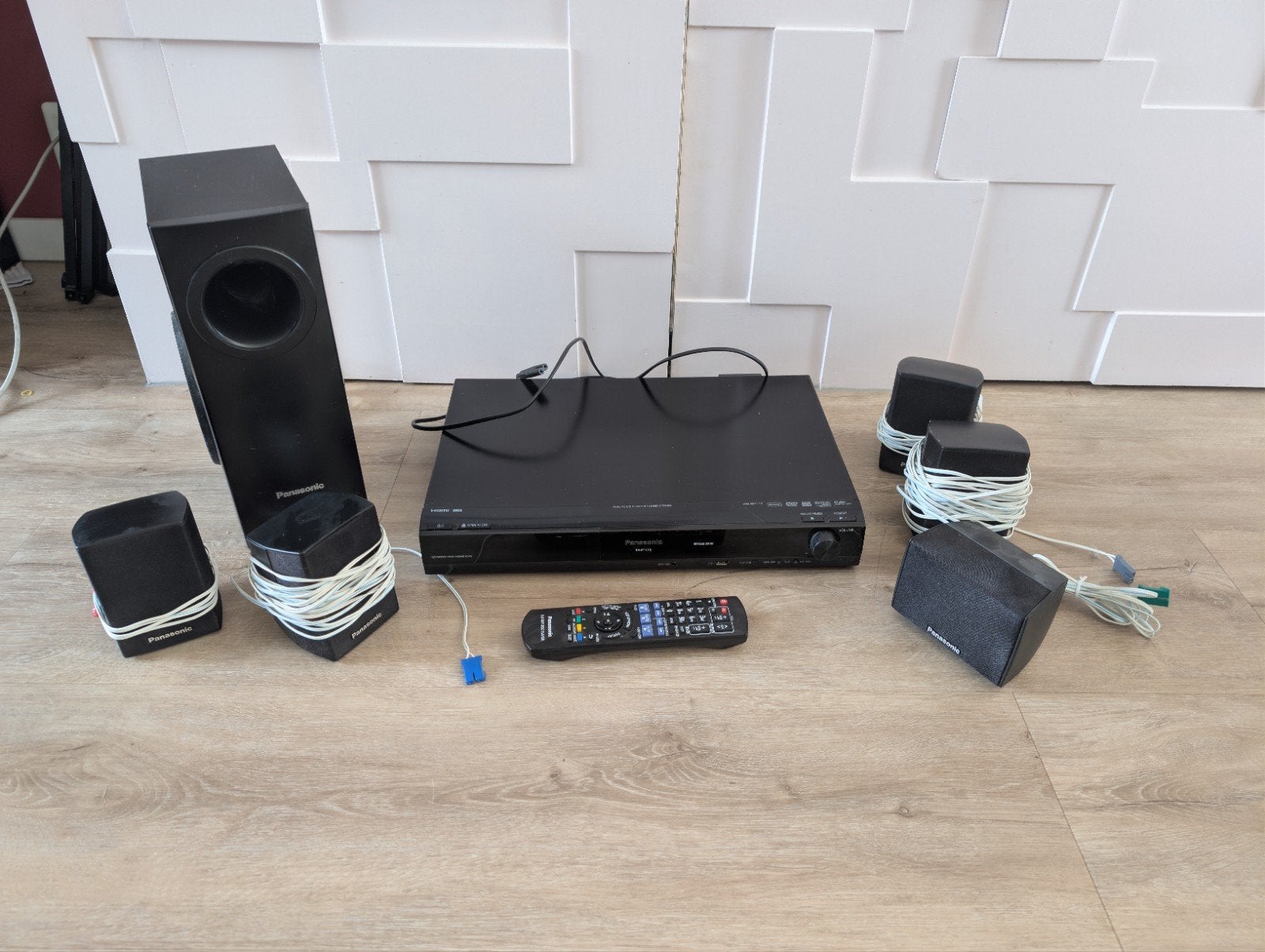 home cinema set Panasonic, Audio, Tv en Foto, Ophalen of Verzenden, 5.1-systeem, Panasonic, Dvd-speler