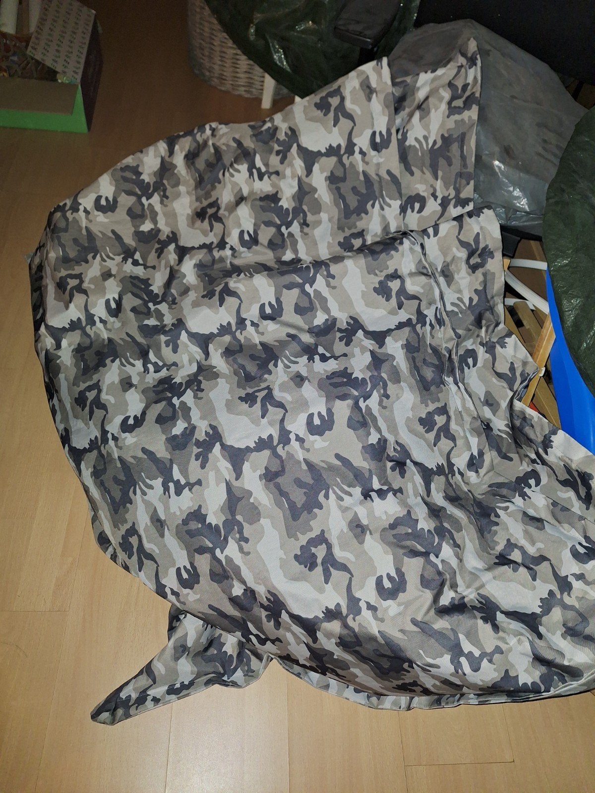Zitzakken, camouflageek Stoer en Comfortabel, Ophalen of Verzenden, Gebruikt, Grijs