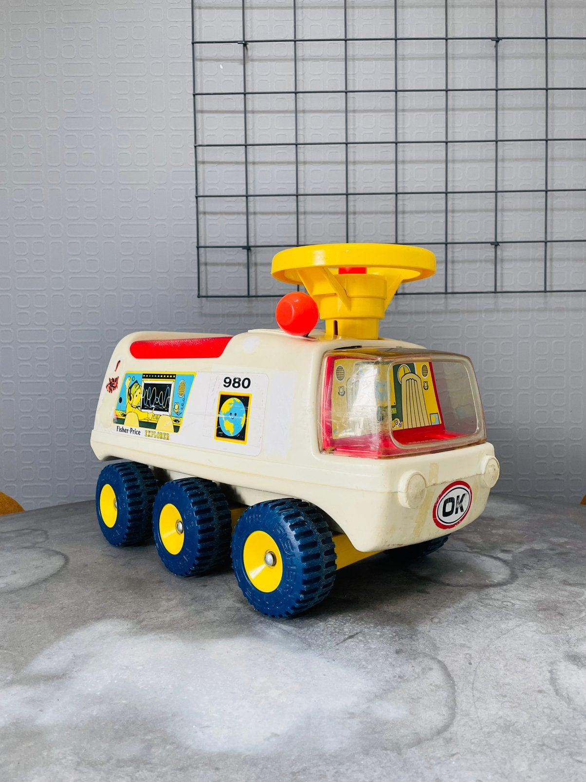 Vintage Fisher-Price ATV Explorer 980, Ophalen of Verzenden, Gebruikt, Auto of Voertuig, Met geluid