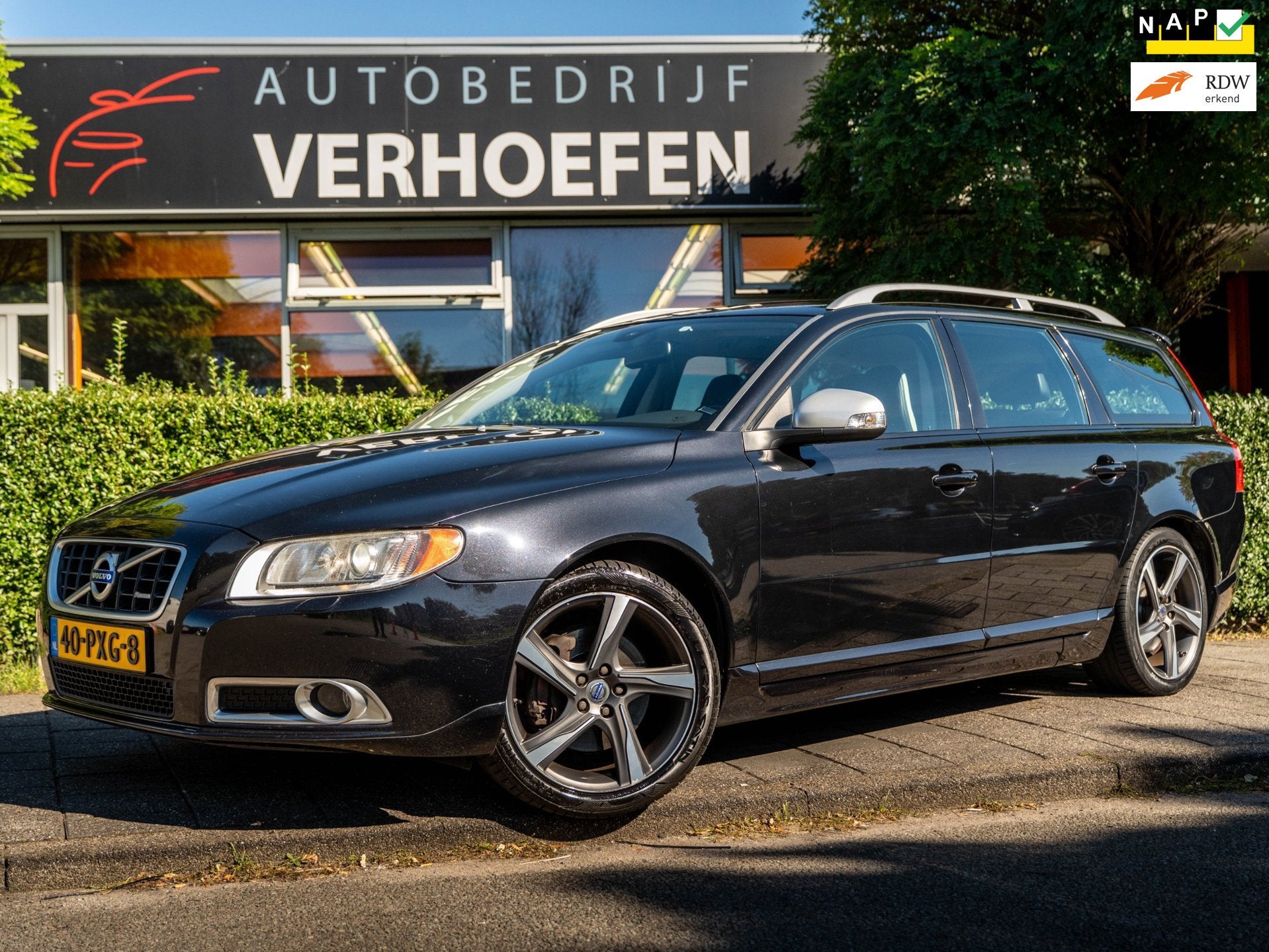 Volvo V70 2.0T R-Edition | AUTOMAAT | STOEL VERW | LEDER | C, Auto's, Euro 5, Zwart, 4 cilinders, Zwart