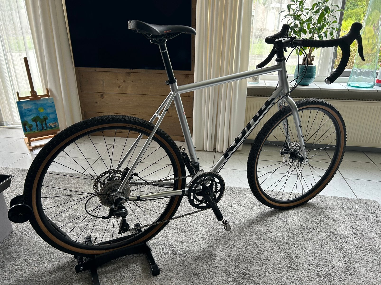 Z.g.a.n kona rove gravelbike mt L/56cm, Minder dan 10 versnellingen, Zo goed als nieuw, 53 tot 57 cm, Ophalen