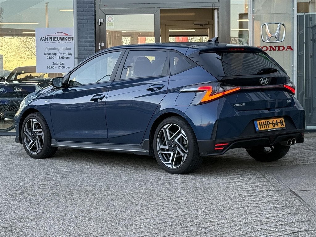 HYUNDAI I20 1.0 T-GDI 100pk AUTOMAAT N-Line | Trekhaak | stu, Auto's, 12 maanden, Gebruikt, Blauw, Bedrijf