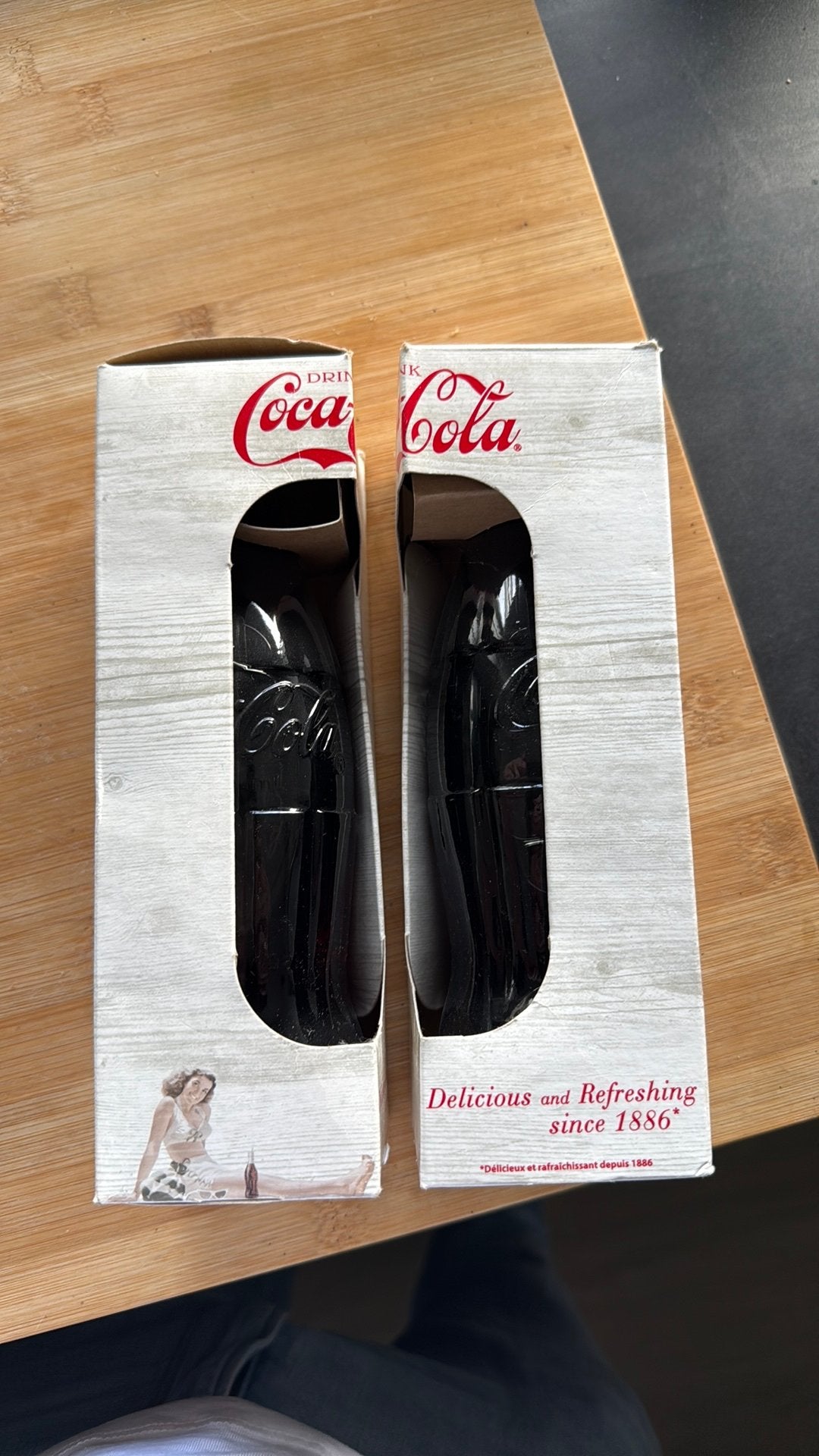 Vintage Coca-Cola Limited Edition Flessen (2 stuks), Ophalen of Verzenden, Zo goed als nieuw