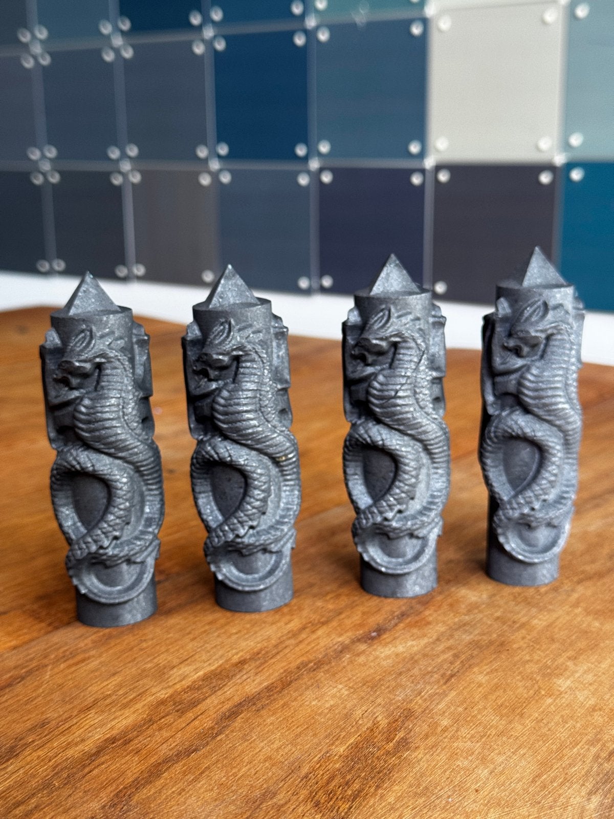 Shungiet Toren met Draak - Nieuw - set van 4, Ophalen of Verzenden, Overige typen