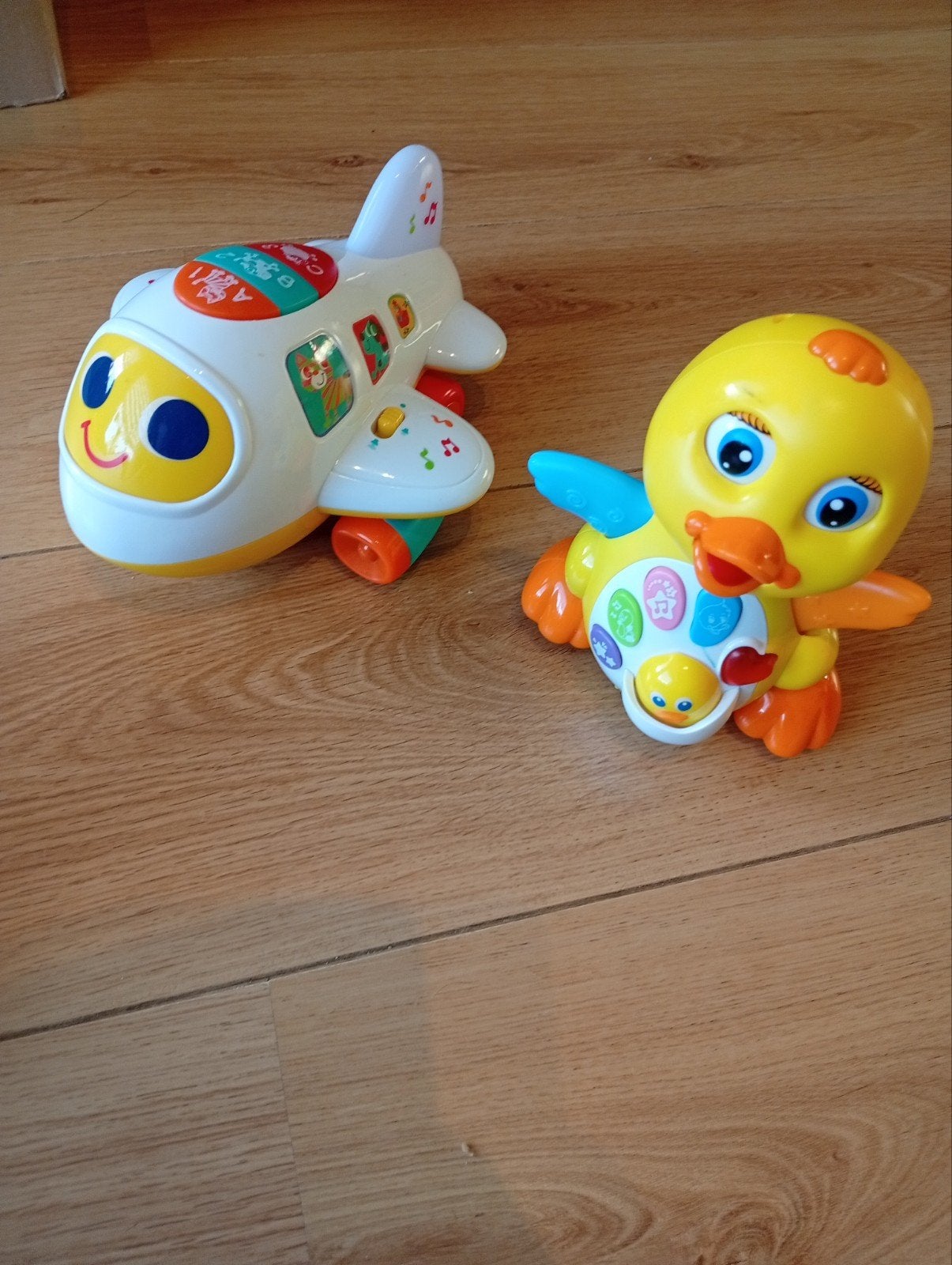 VTech Vliegtuig en Eendje Speelgoed, Ophalen, Gebruikt, Overige typen, Met licht