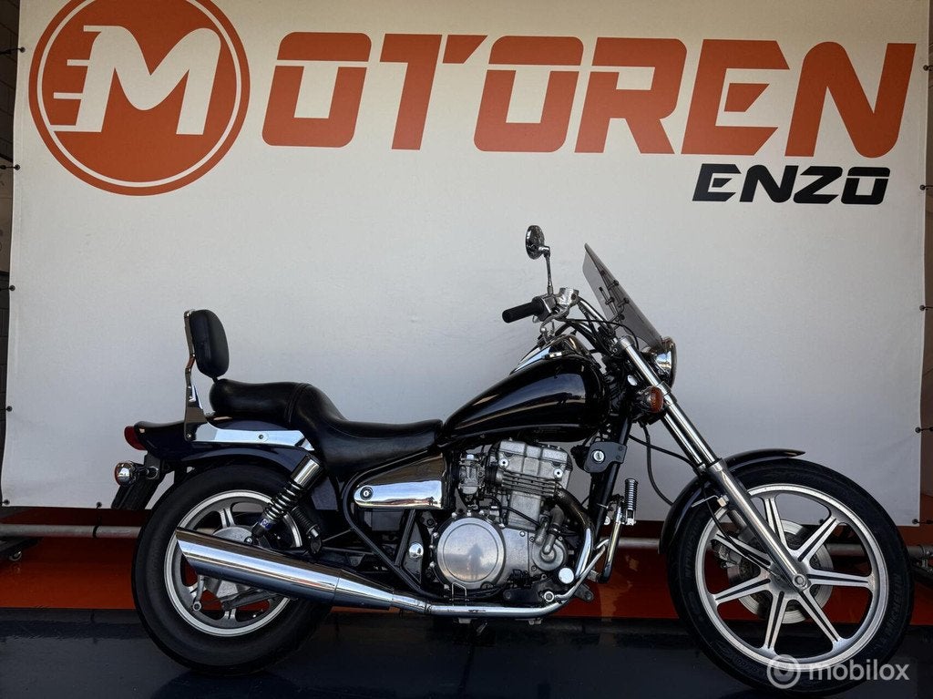 Kawasaki EN 500 A2 midnight purple in zeer nette staat, Chopper, Bedrijf, 498 cc, 12 t/m 35 kW
