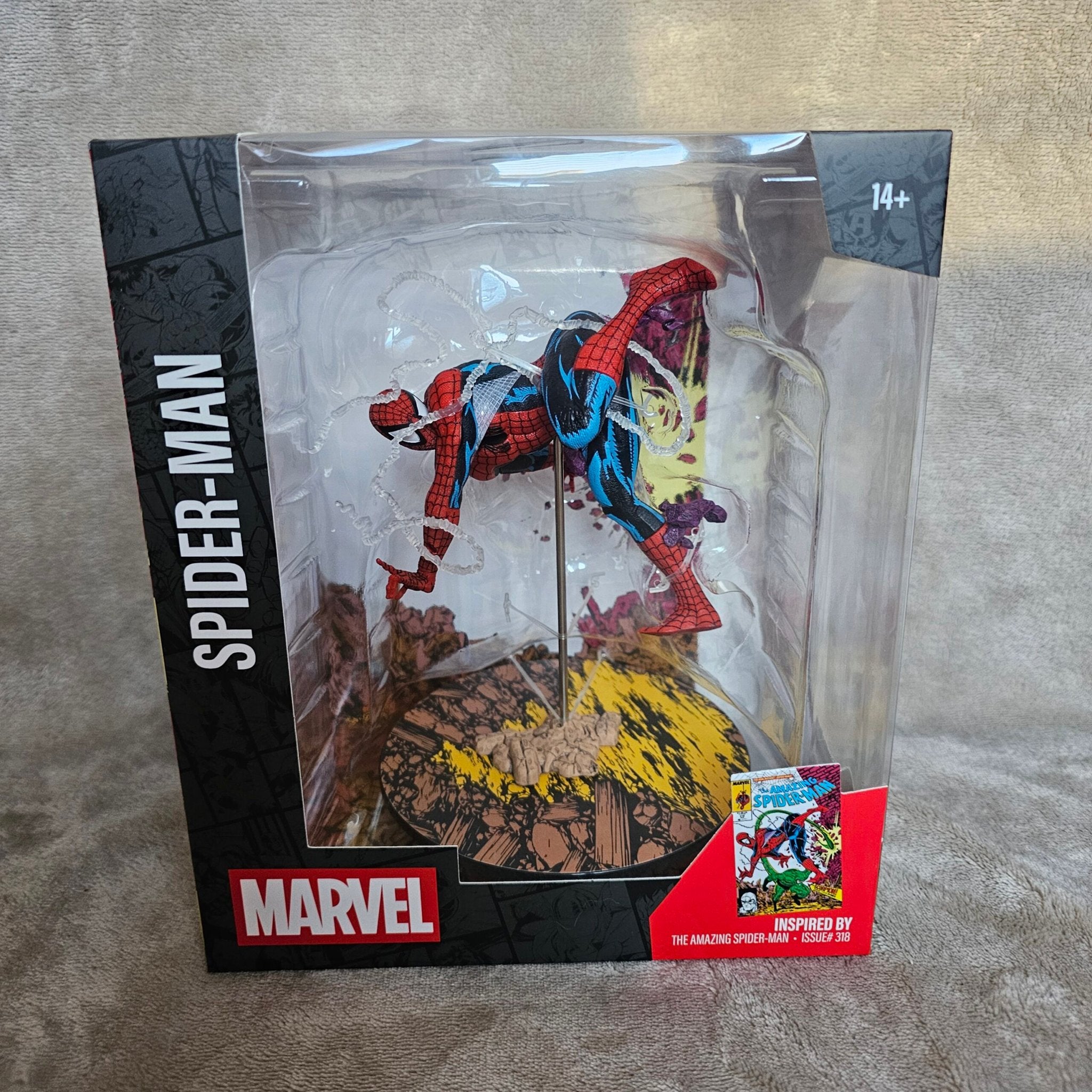 Marvel | The Amazing Spider-Man #318 Spider-Man 1/10 PVC Sta, Onbekend, Nieuw, Ophalen of Verzenden, Onbekend