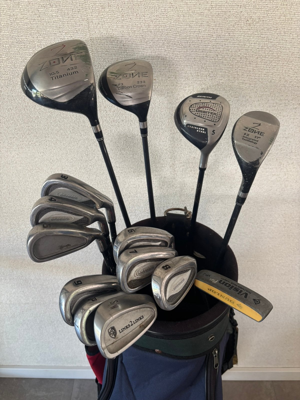Volleddige 2zone/Zenith Heren Golfset, Set, 2zone, 2zone, Zo goed als nieuw