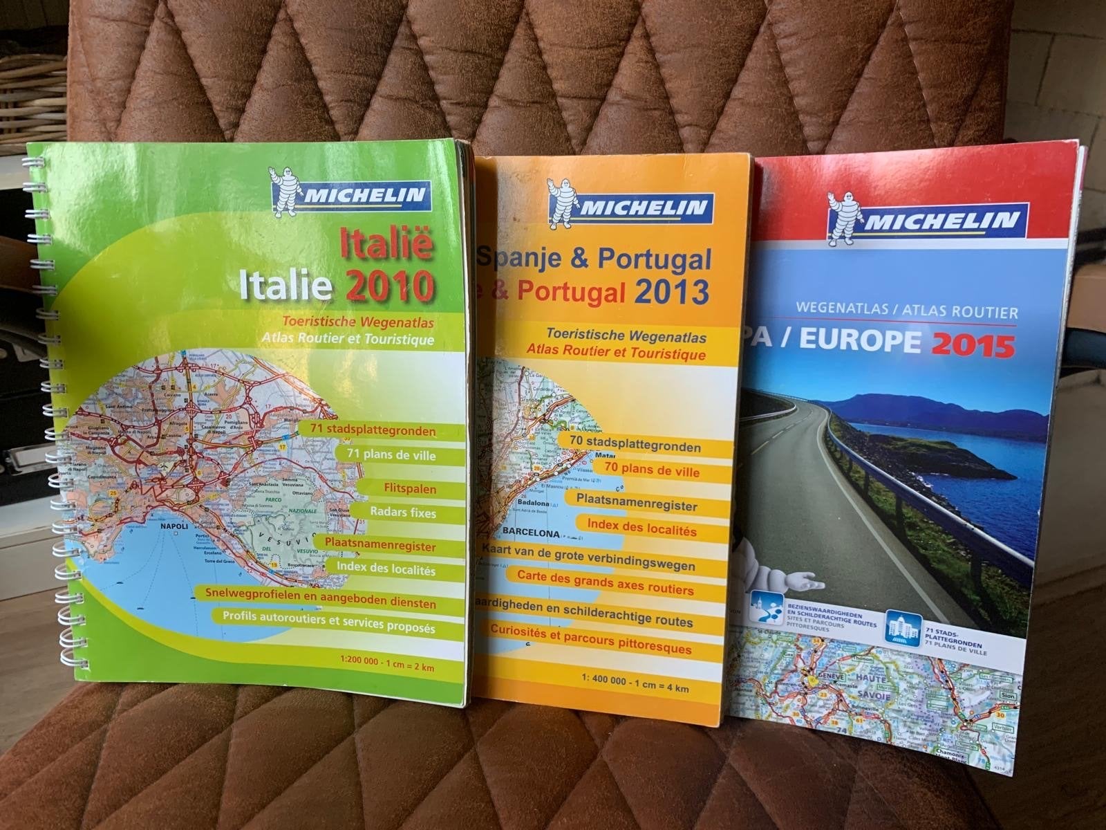 Michelin Wegenatlassen: Italië, Spanje/Portugal, Europa, Gelezen, Overige atlassen, 2000 tot heden, Europa Overig