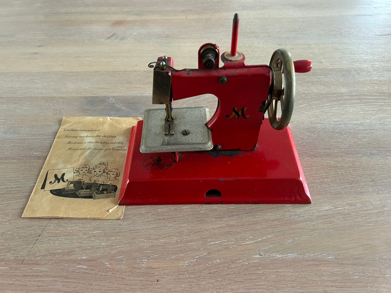 Antiek kinder naaimachine, Antiek en Kunst, Ophalen of Verzenden