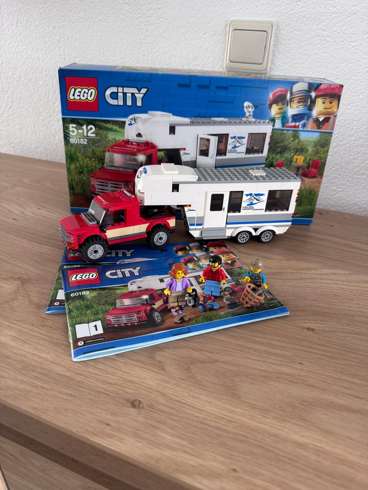 Lego City 60182 Pick-up & Caravan, Ophalen, City, Lego, Overige typen