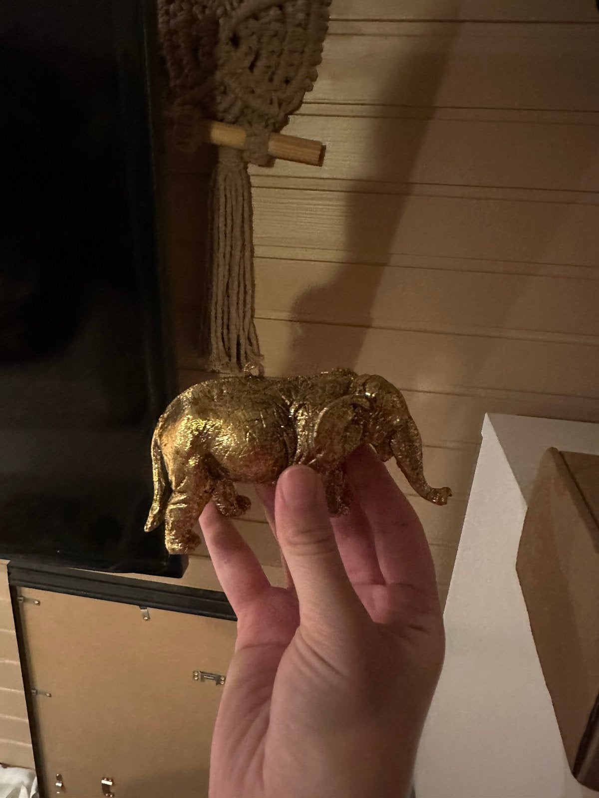 Gouden olifantje, Ophalen of Verzenden, Zo goed als nieuw, Dier