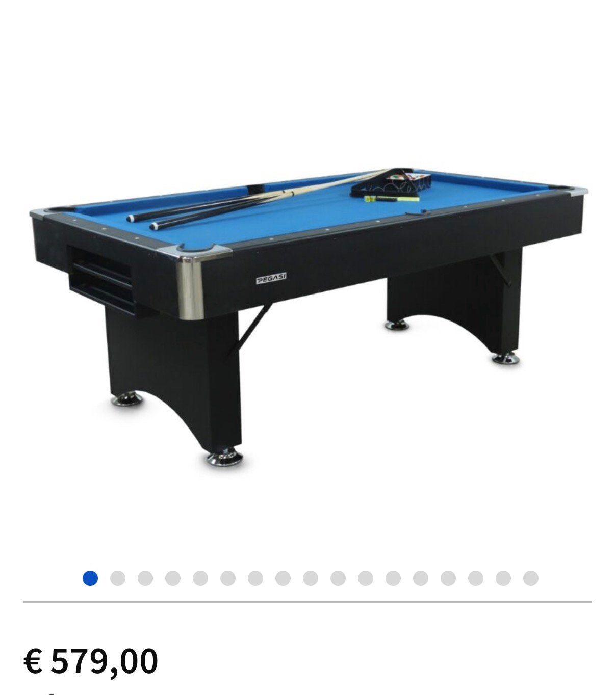 Inklapbare pooltafel, Ophalen, Zo goed als nieuw, Overige typen