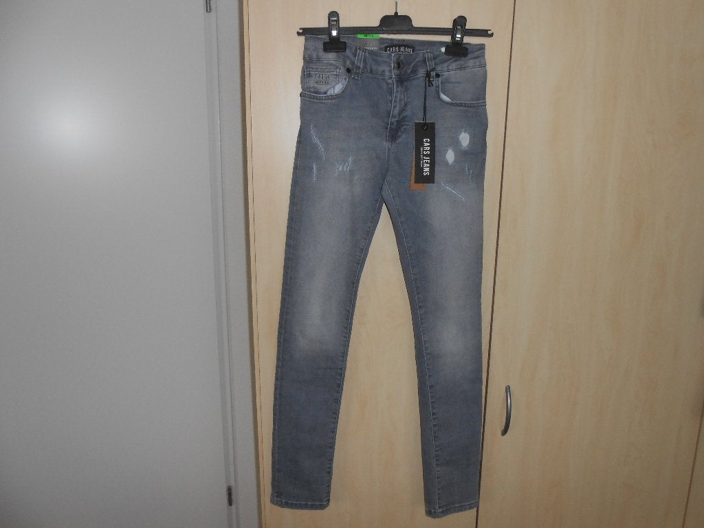 Nieuwe grijze Slim Fit jeans maat 158 van Cars Jeans, Broek, Nieuw, Ophalen of Verzenden, Jongen