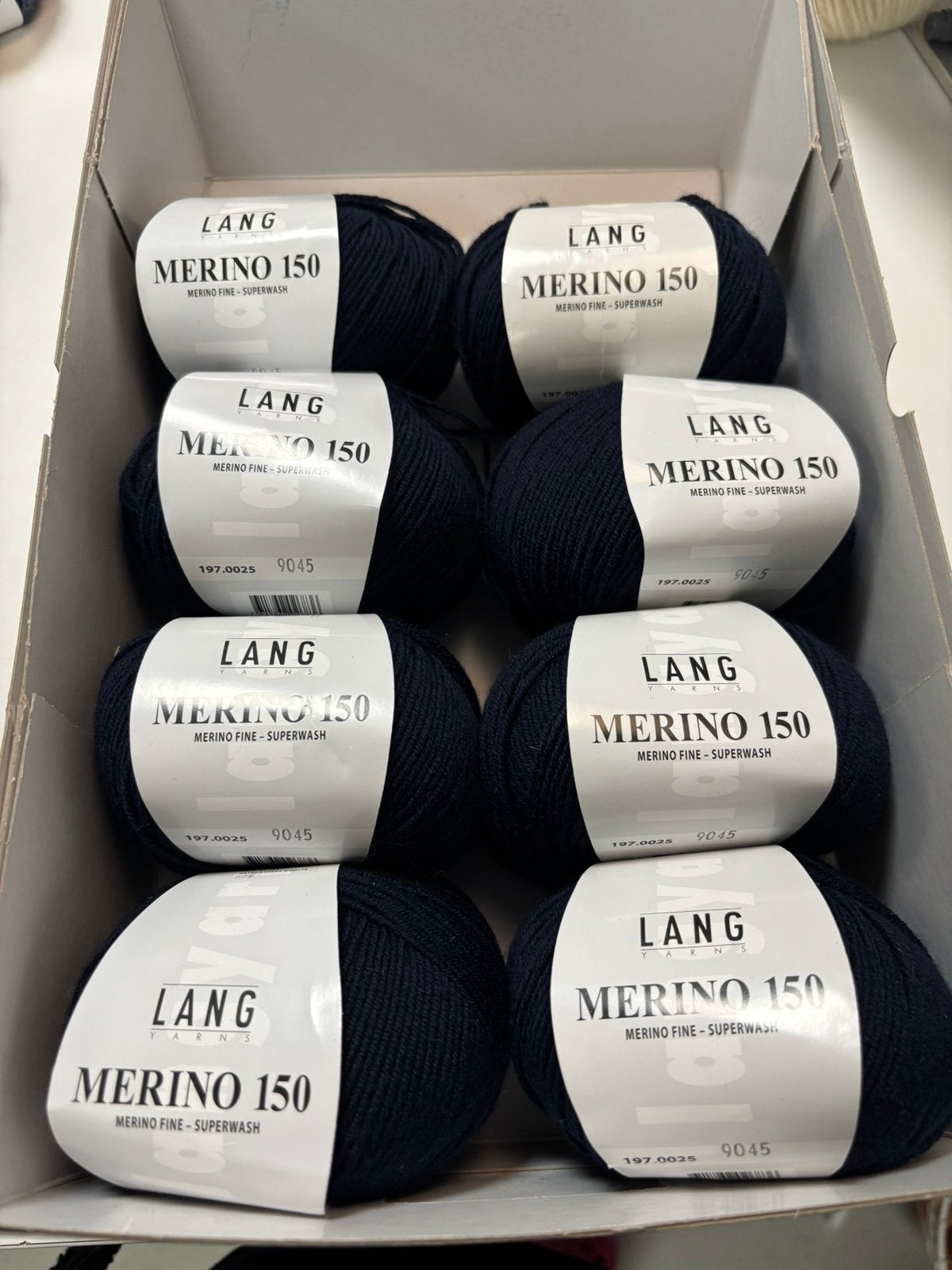 Pakket van 25 bollen lang yarns merino 150, Hobby en Vrije tijd, Wol & Zo Beilen, Breien of Haken, Breekamp 5, Nieuw