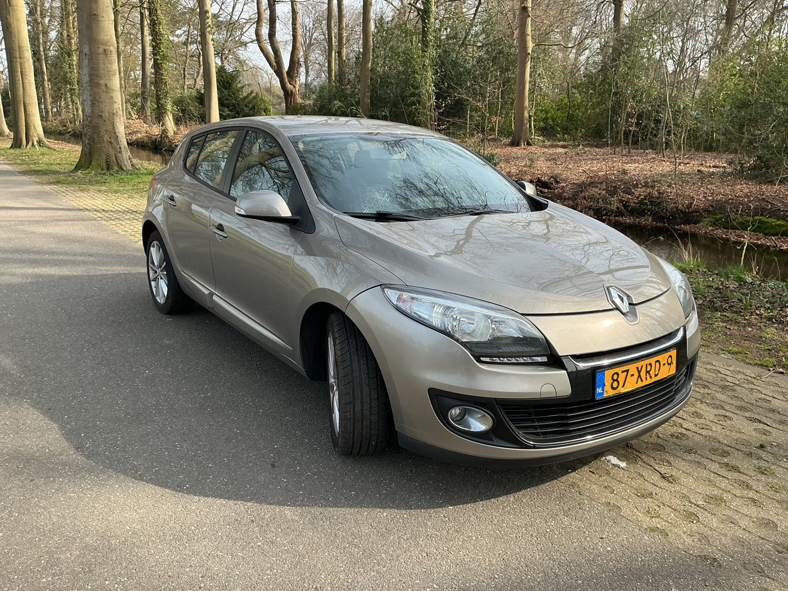 Renault Mégane 1.2 TCE Expression 2012 Beige Met. 5 deurs, Auto's, Renault, Voorwielaandrijving, Stof, Zwart, 4 cilinders