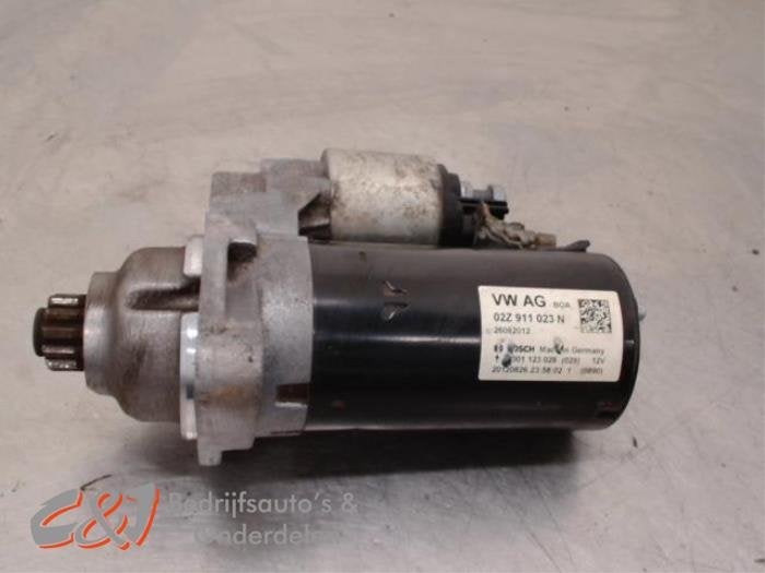 Startmotor van een Volkswagen Caddy, Gebruikt, -, Volkswagen, -
