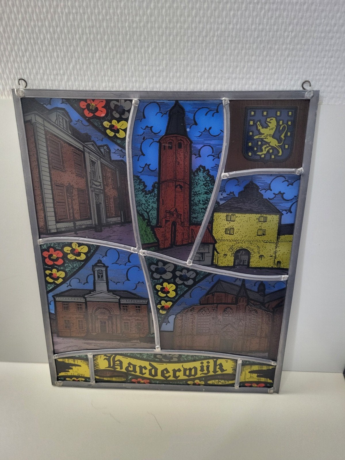 Harderwijk Glas-in-lood Stijl Raamhanger 1982, Ophalen