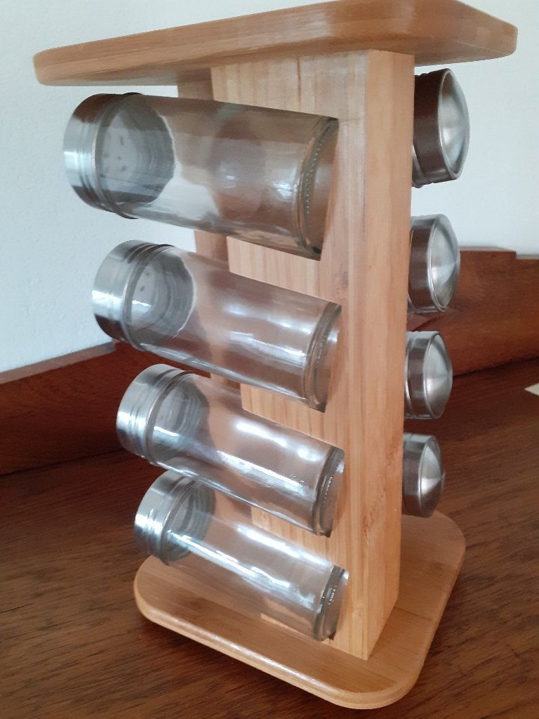 nieuw kruiden-carrousel, 25 cm hoog, met 8 potjes, Ophalen of Verzenden, Nieuw