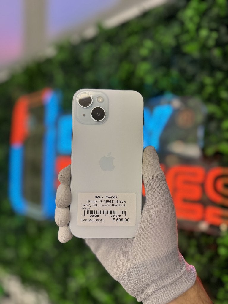 Zo goed als nieuw Apple iPhone 15 128GB, Ophalen of Verzenden, Zo goed als nieuw