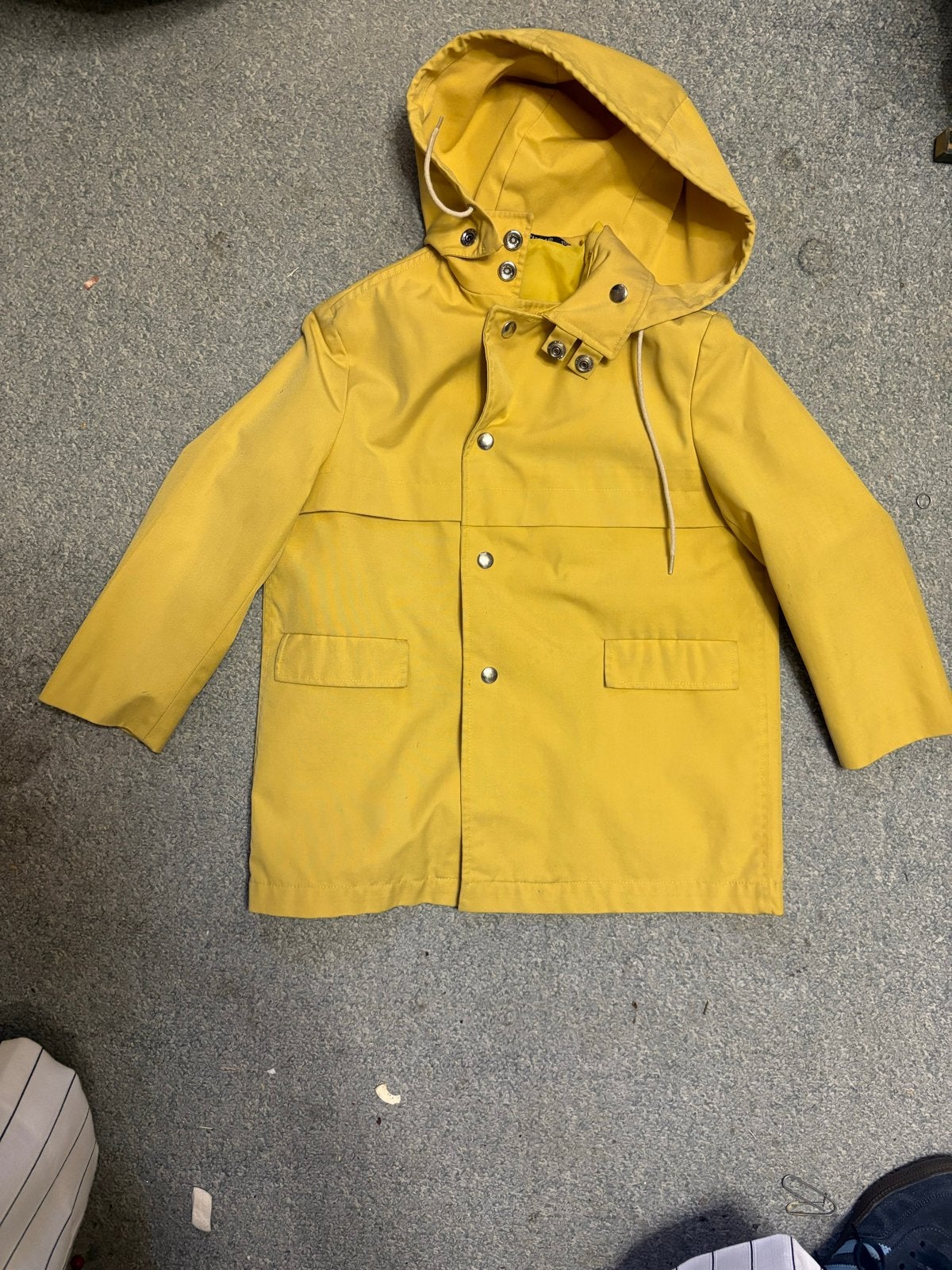 Gele regenjas voor kinderen Vintage: Festival Sportswear, Ophalen of Verzenden, Gebruikt, Jongen of Meisje