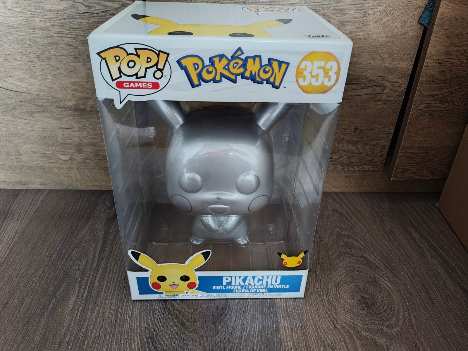 Funko Pop! Pokémon Pikachu #353 Zilver - Nieuw in doos, Ophalen, Nieuw