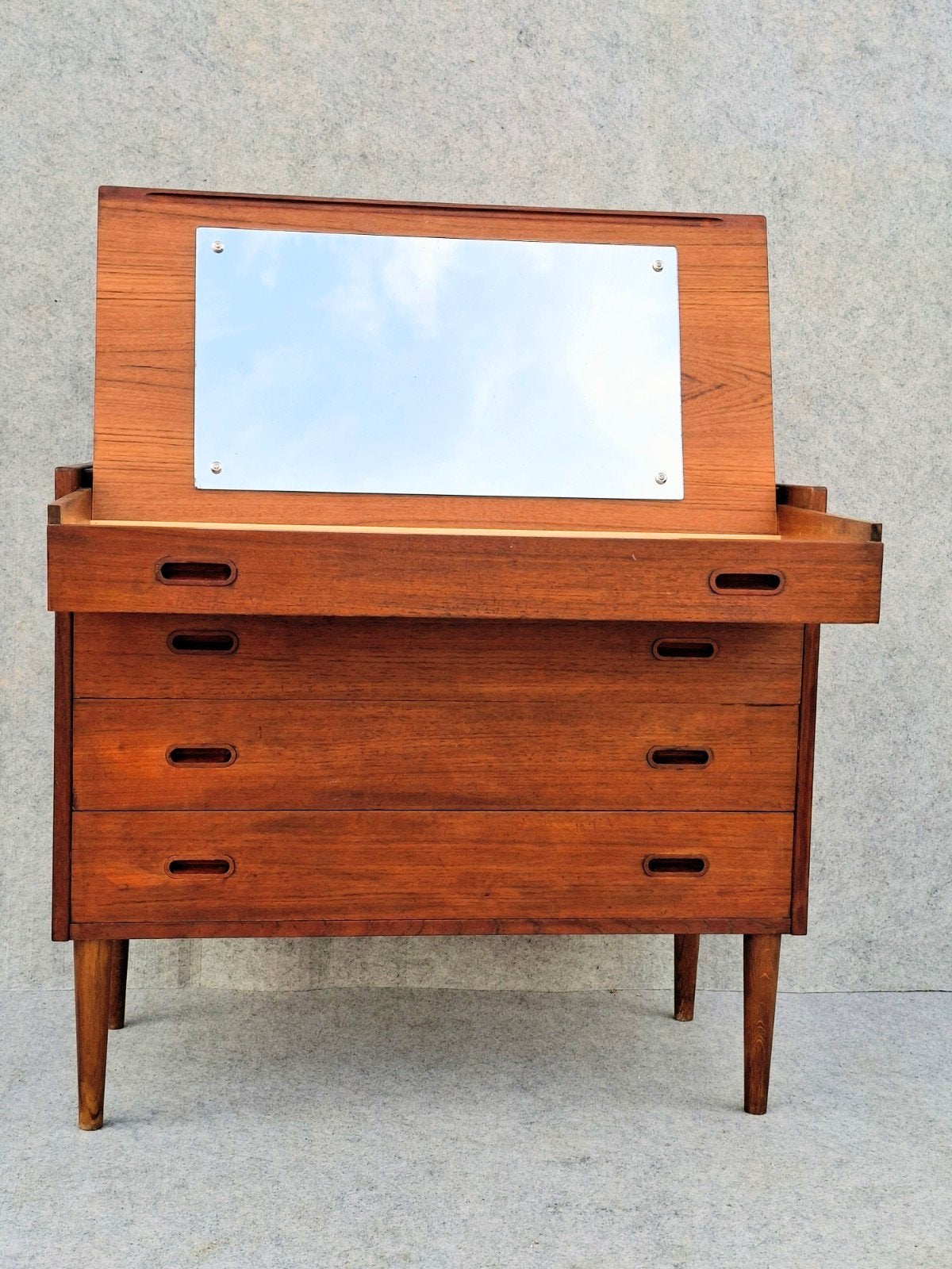 Ladekast @kaptafel, vintage, Gebruikt, Chatol, Danish furniture, teak furniture, ladekast, X, Minder dan 100 cm
