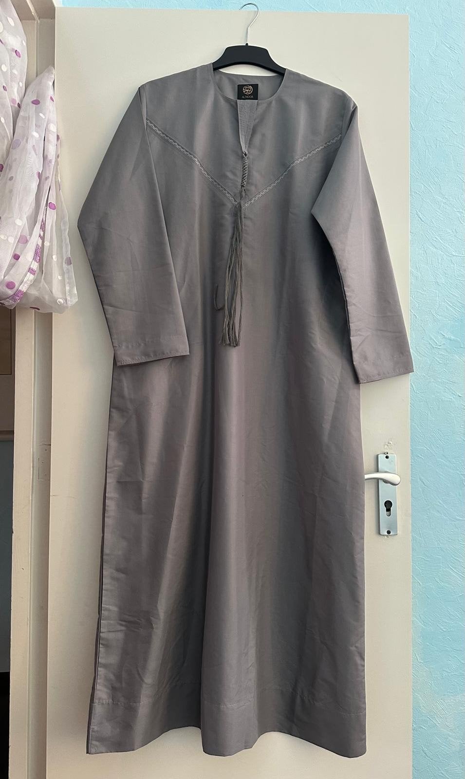 Grijze Qamis - 56 Slim Fit, Ophalen of Verzenden, Zo goed als nieuw, ALNOOR