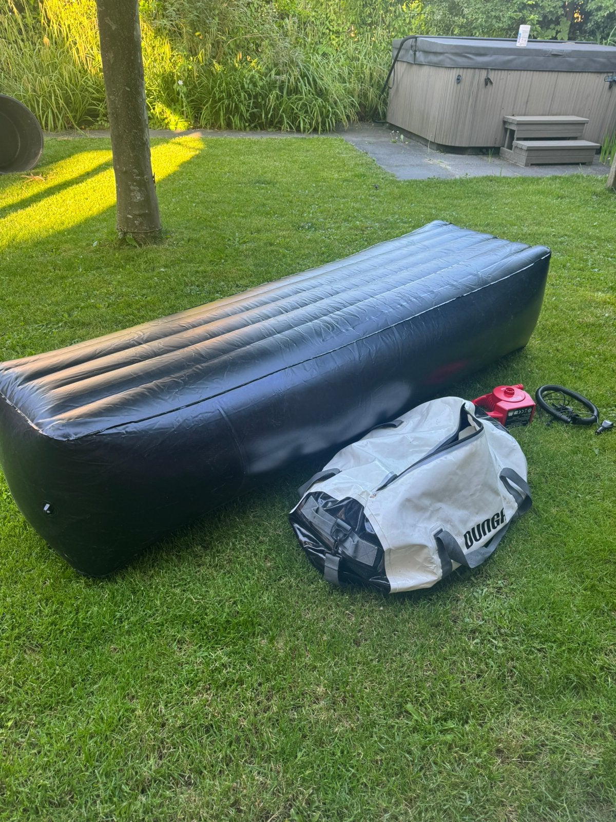 Opblaasbaar bed voor sloep, Ophalen, Zo goed als nieuw, Motorboot