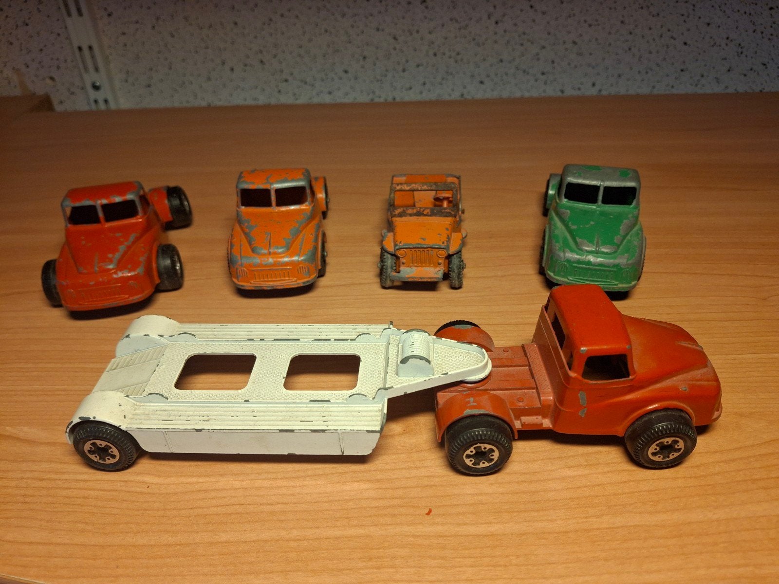 lone star  vintage miniatuur auto's, Ophalen of Verzenden, Gebruikt, Bus of Vrachtwagen, Overige merken