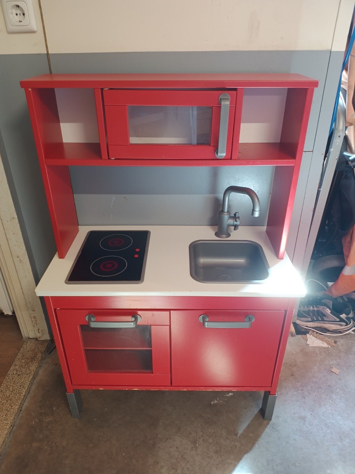 ikea rode speelkeuken duktig, Ophalen, Gebruikt, Speelkeuken