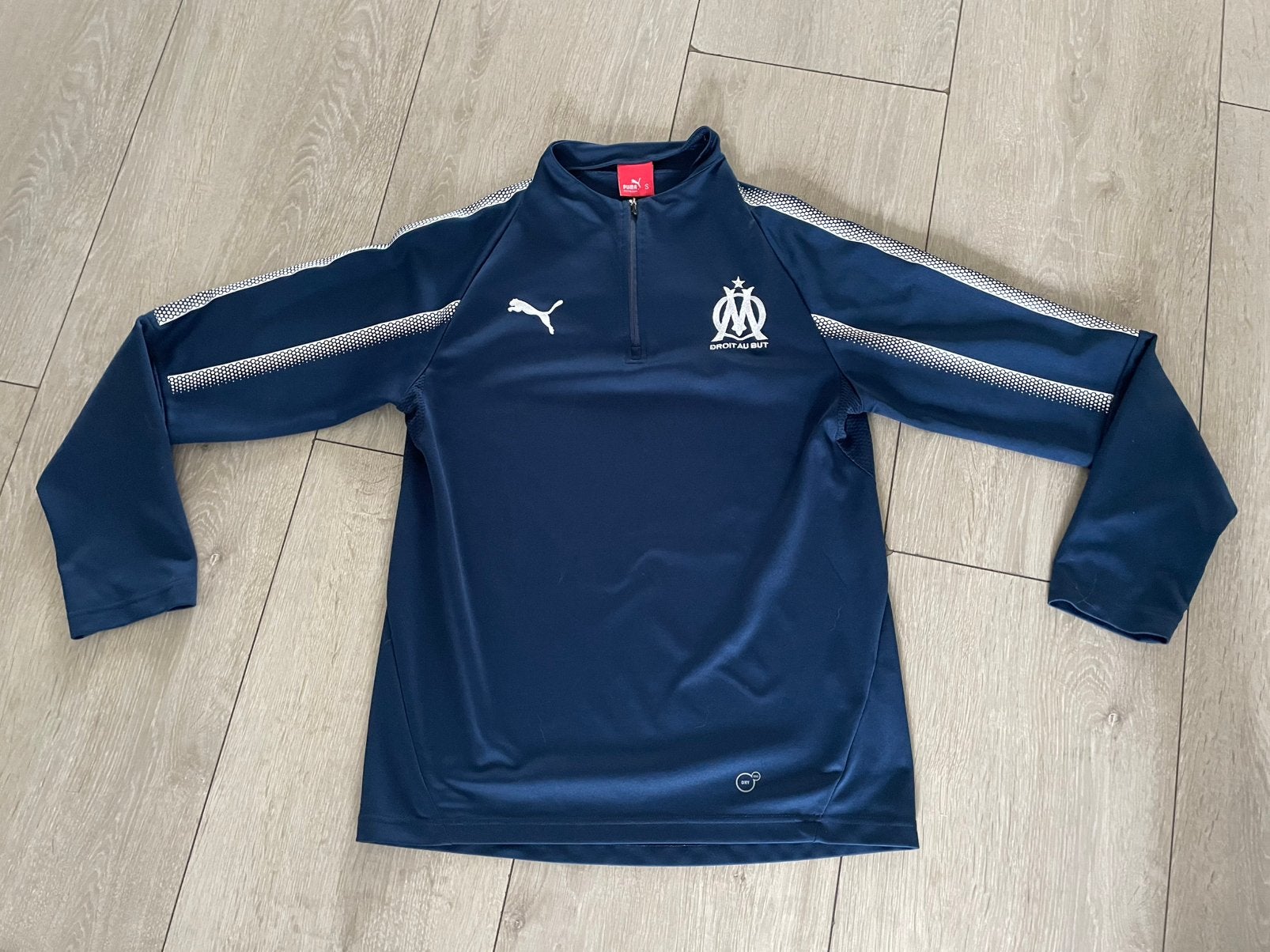 Olympique Marseille Trui Puma Maat S, Kleding | Heren, Ophalen of Verzenden, Zo goed als nieuw, Zwart, Voetbal