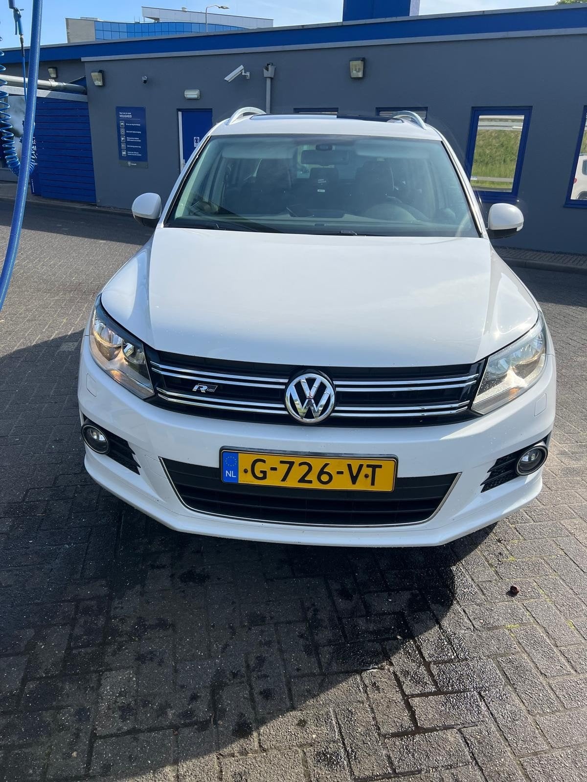 Volkswagen Tiguan R-Line 2.0 TSI 155KW/210PK 4M 7-DSG 2012 W, Auto's, Volkswagen, Automaat, 4 cilinders, Wit, Vierwielaandrijving