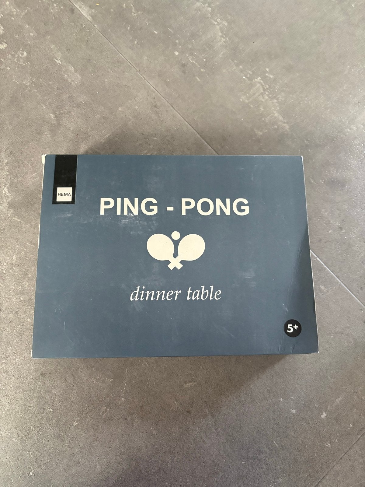 Hema Pingpong Dinner Table Set - Nieuw in doos, Ophalen of Verzenden, Nieuw, Net, Batje(s) of Balletje(s)