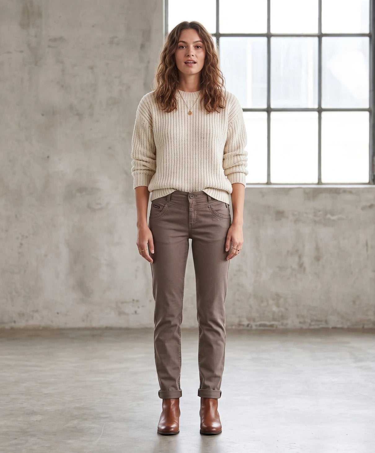 Red Button broek, Kleding | Dames, Maat 38/40 (M), Bruin, Nieuw, Ophalen of Verzenden