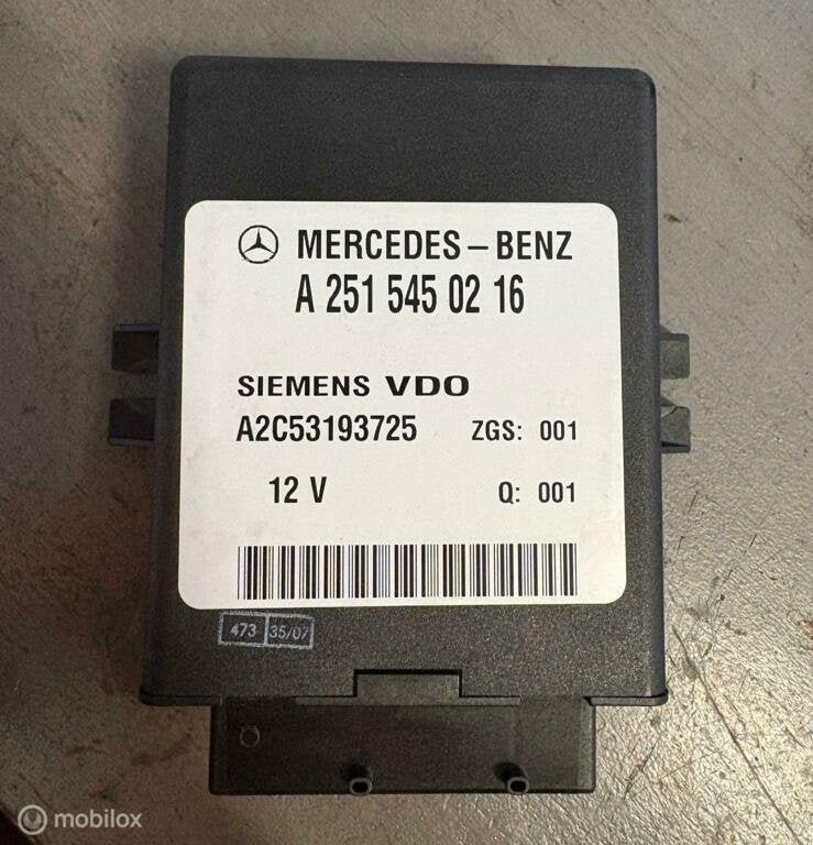 Luchtveringmodule Mercedes E-klasse W211 (02-09) A2515450216, Gebruikt, Mercedes-Benz, Ophalen of Verzenden, Mercedes-Benz
