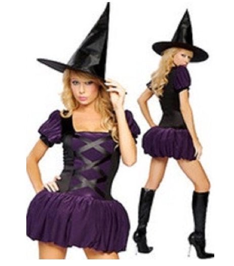 Leuke Heks outfit mt S /M, Ophalen of Verzenden, Nieuw, Maat 38/40 (M), Carnaval