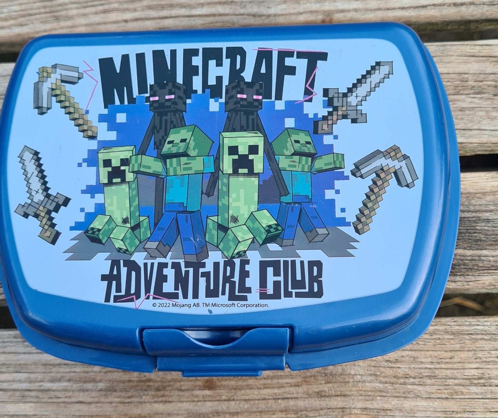 Minecraft brood bakje, broodtrommel, Ophalen of Verzenden, Zo goed als nieuw