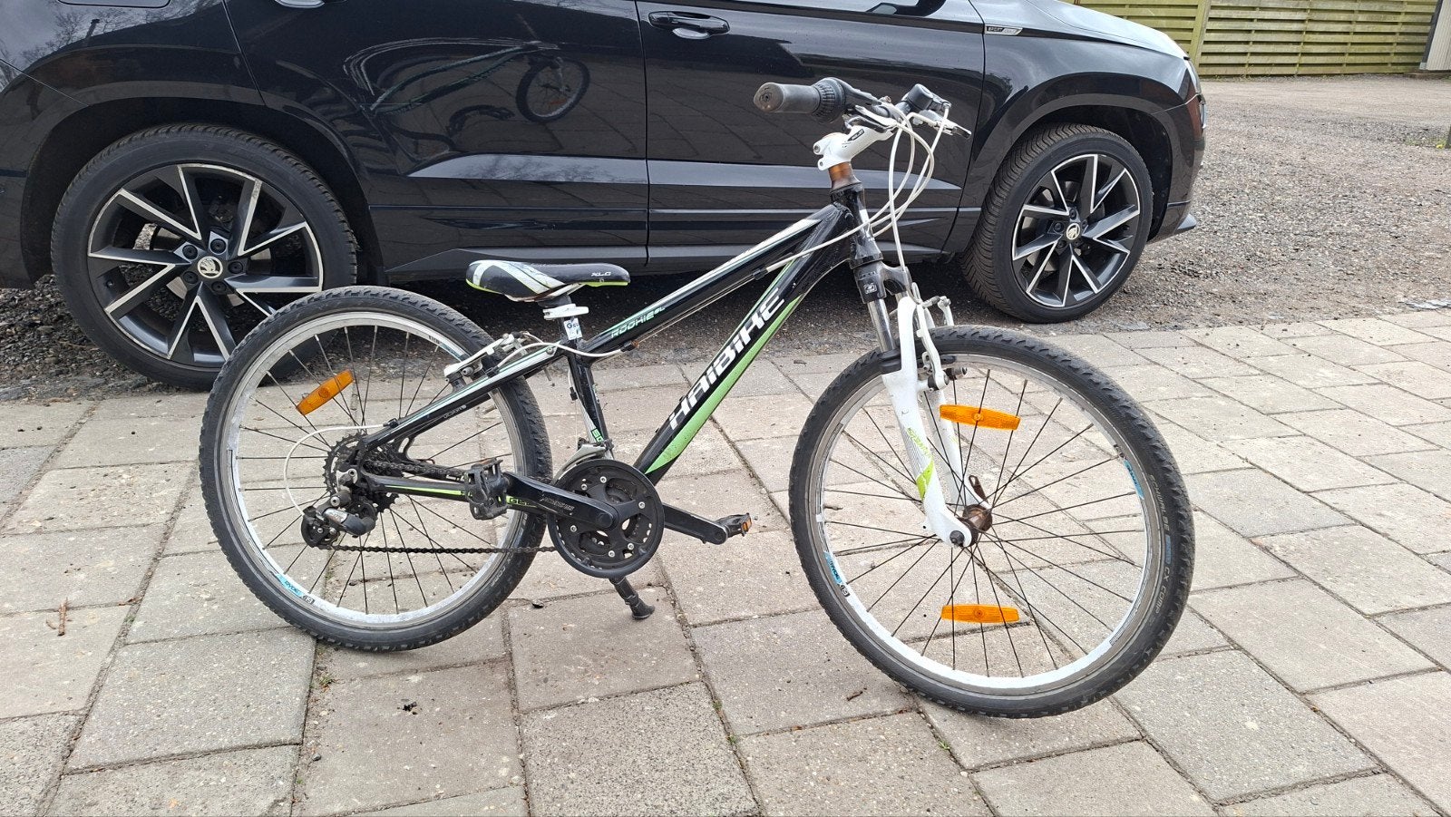Haibike mountainbike 24 inch, Gebruikt, Velgrem, Versnellingen, Ophalen