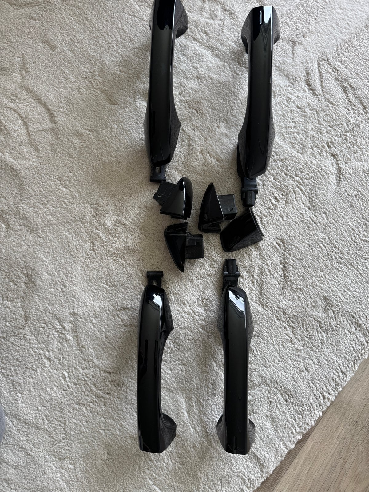 Originele Vw golf 7 zwarte portier grepen met keyless, Auto-onderdelen, Gebruikt, Ophalen of Verzenden, Volkswagen, Voor