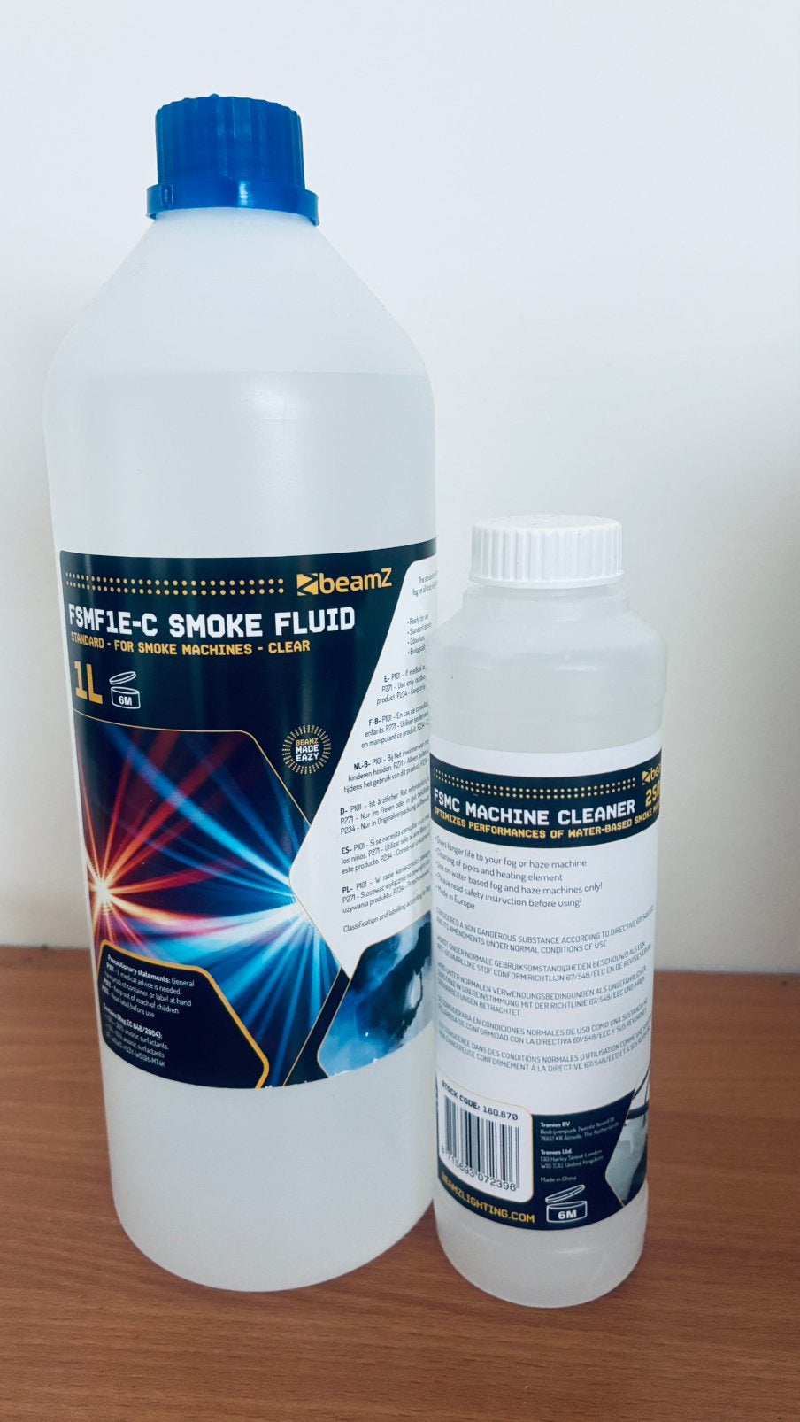 BeamZ FSMF1E-C rookvloeistof kleurlood – 1L, Ophalen of Verzenden, Nieuw, Rookmachine