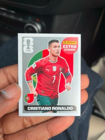 Panini FIFA Extra Sticker Cristiano Ronaldo, Verzamelen, Ophalen of Verzenden, Nieuw, Sport