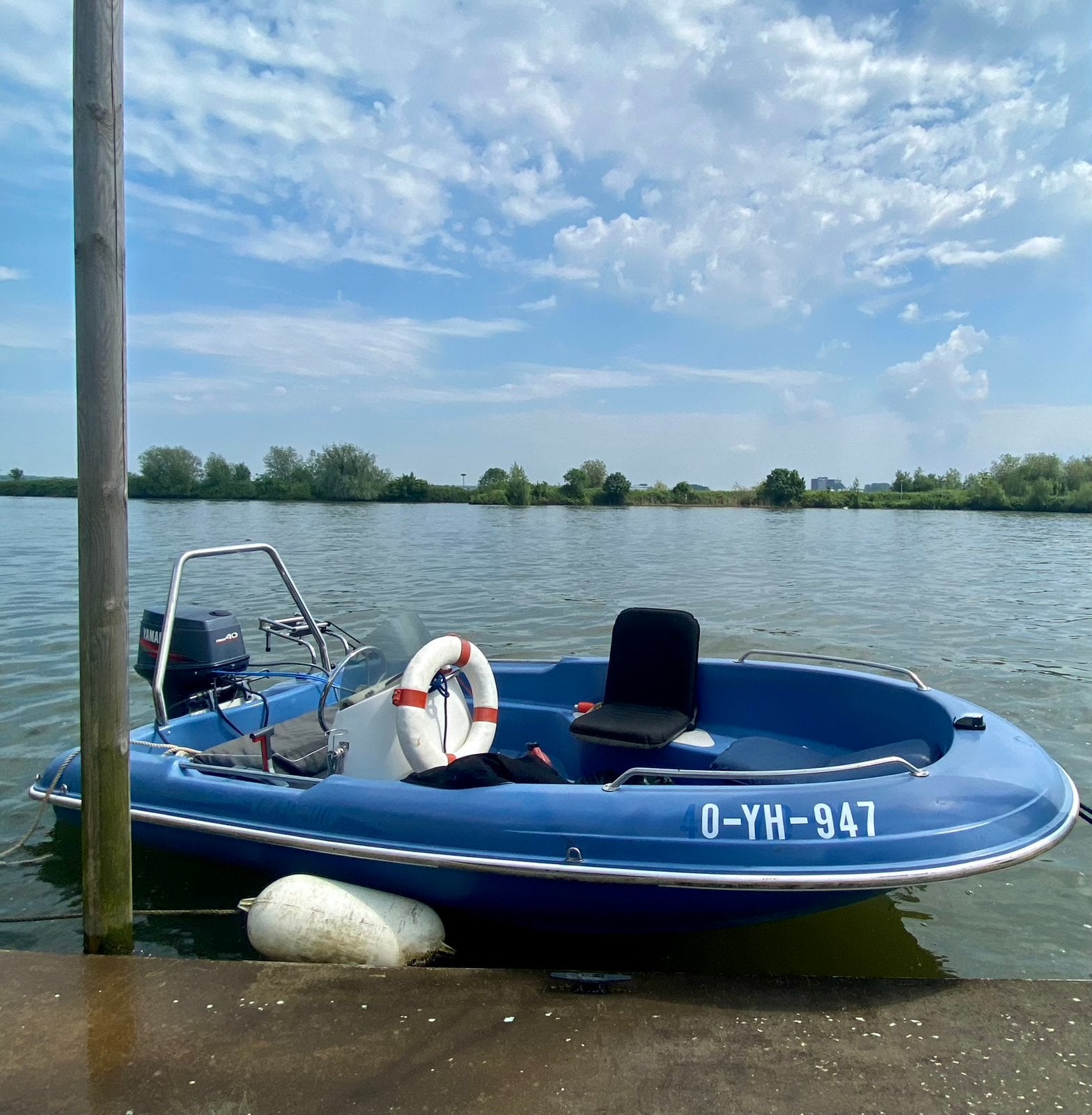 CAP 400 + Yamaha 40 pk 2-takt – compleet, Watersport en Boten, Ophalen, Gebruikt, Met afstandsbediening, 30 pk of meer