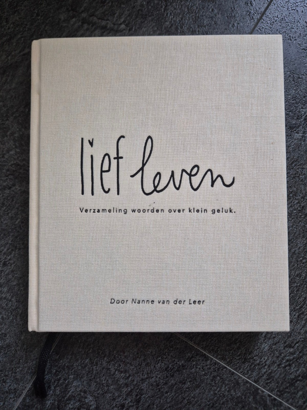 Lief Leven: Verzameling woorden over klein geluk, Ophalen of Verzenden, Zo goed als nieuw, Nanne van der Leer, Nederland