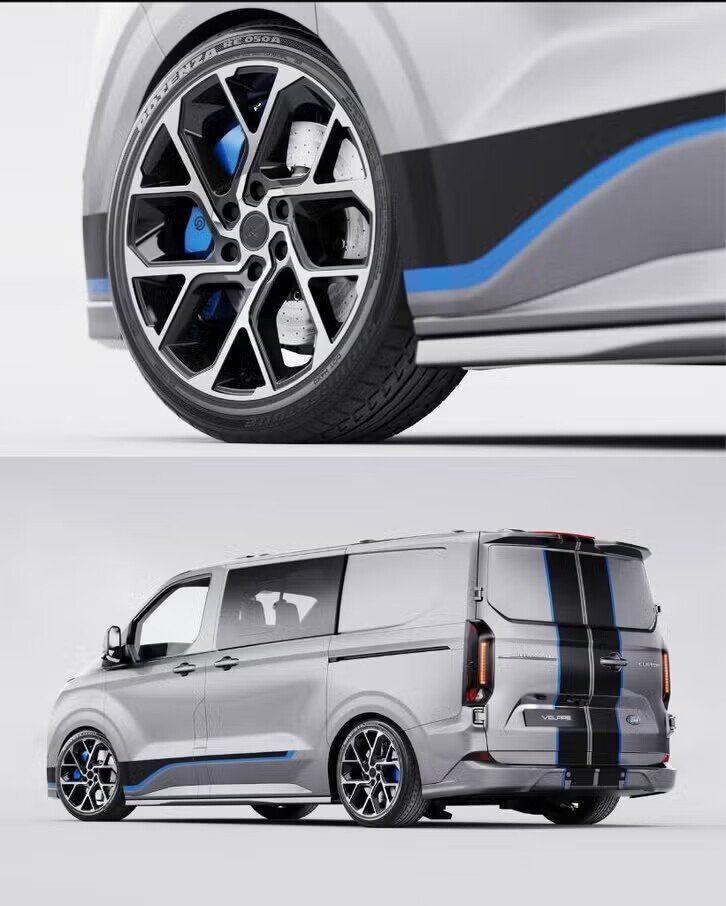 18" 20" VELARE VLR-6S FORD TRANSIT CUSTOM, MERCEDES SPRINTER, Auto-onderdelen, Banden en Velgen, Gebruikt, Velg(en), -, -