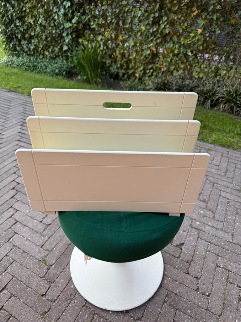 Vintage tijdschriftenrek / boekenrek, Ophalen of Verzenden, Gebruikt