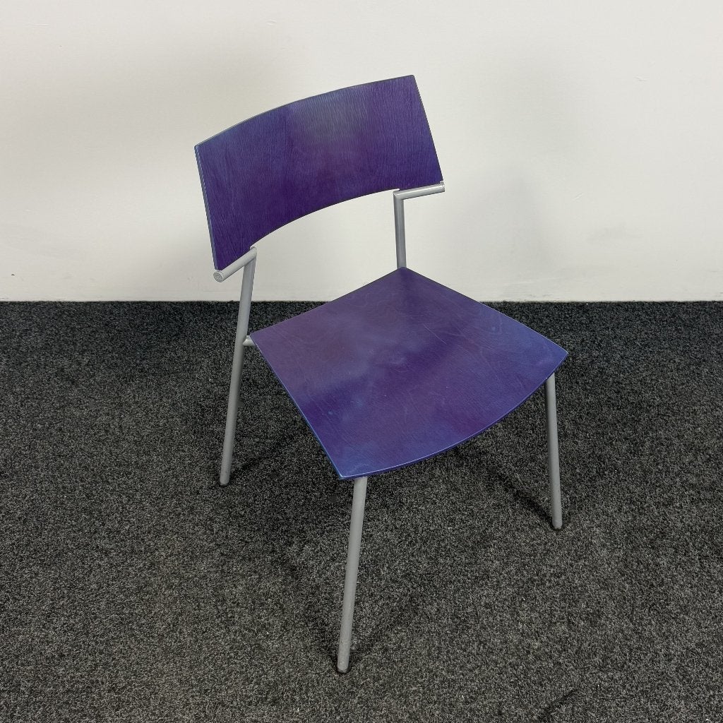 Van Der Sluis Quasi Stoel | Paars 26237, Ophalen, Gebruikt, Overige kleuren, Eén