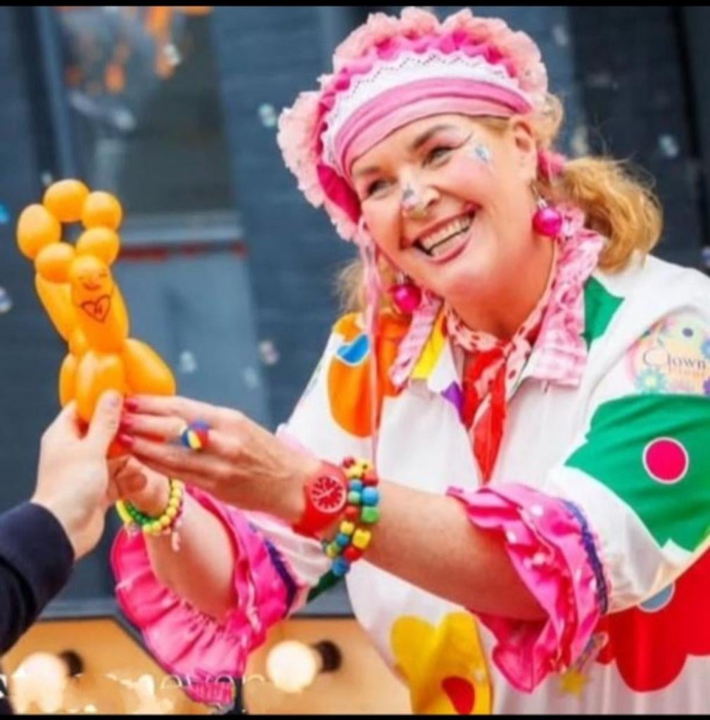 Clown entertainment,kindervermaak o.a Ballonfiguren,Schmink, Ophalen of Verzenden, Nieuw