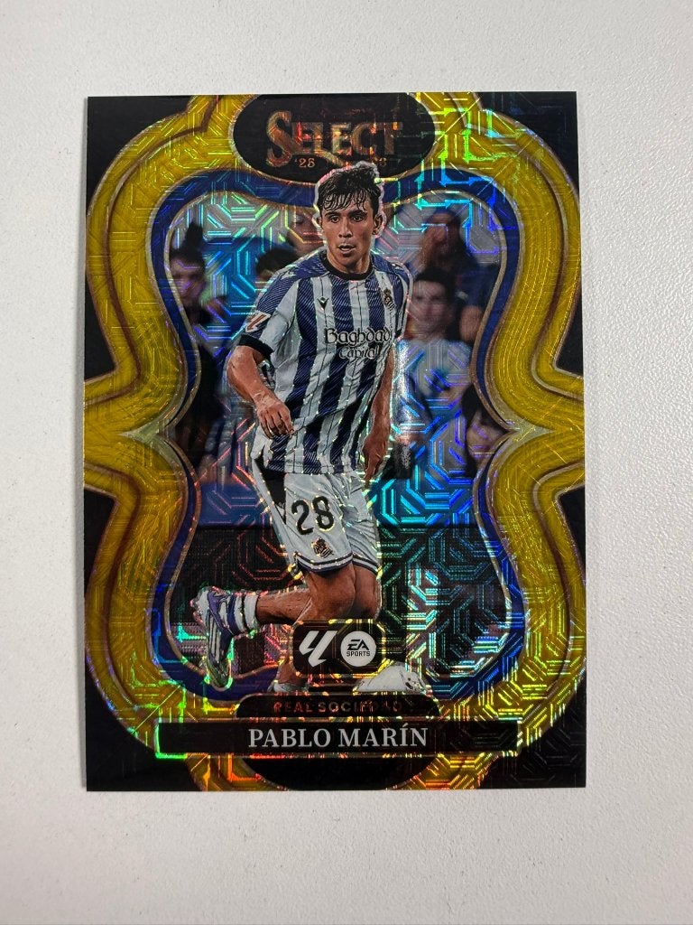 168 Pablo Marin /10 Gold Mojo Select La Liga 2025-26, Ophalen of Verzenden, Nieuw, Buitenlandse clubs, Poster, Plaatje of Sticker